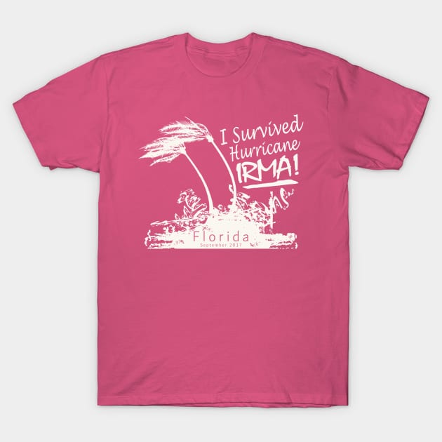 Hurricane Irma Survivor T-Shirt by Etopix